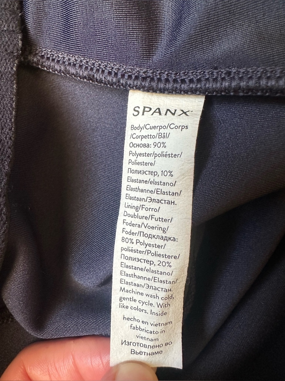 Spanx Faux Suede Flare Pants Navy Small High Rise Y2K Pull On Woman - Picture 9 of 9